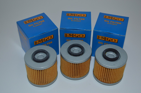 EMGO Oil Filter | Yamaha XV1100 XV1000 XV920 XV750 | 10-79100 | 3 Pack