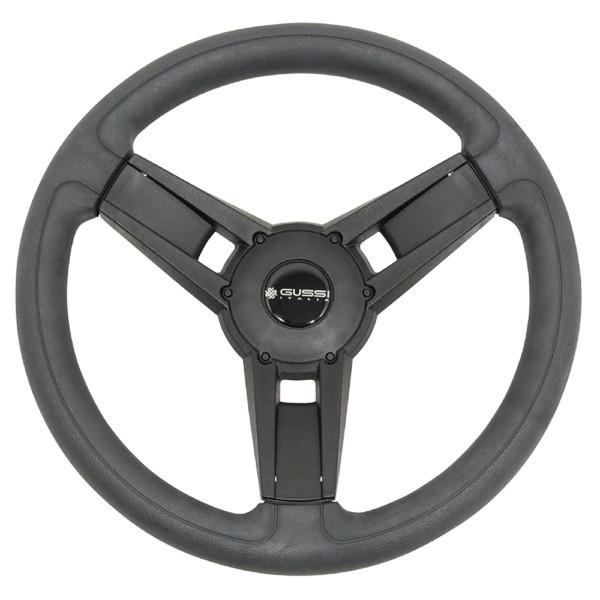 Gussi Italia Giazza Black 14" Steering Wheel | Club Car Precedent Golf Cart