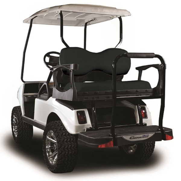 Madjax Genesis 250 Rear Deluxe Flip Seat | EZGO RXV 2008-Up Cart| Black