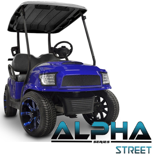 Madjax Alpha Series Street Front Cowl Club Car Precedent Golf Cart | Blue