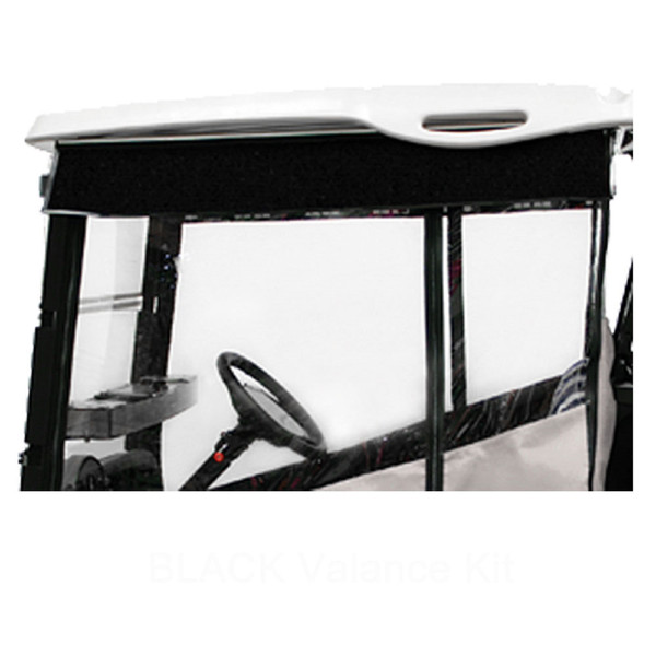 RedDot Chameleon 2 Passenger Golf Cart Valance Kit | Yamaha Drive2 | Black