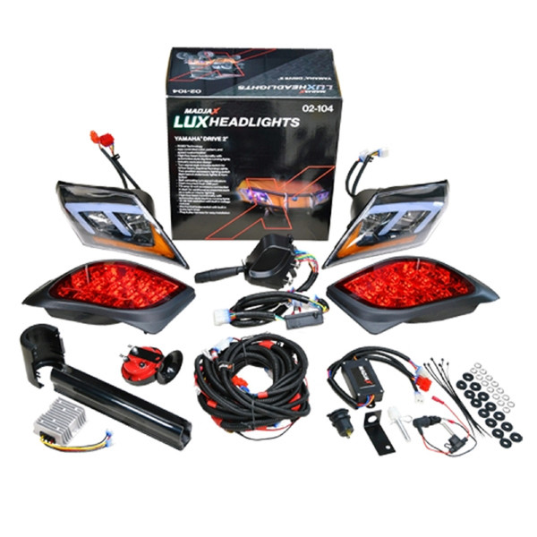 MadJax Yamaha Drive2 Golf Cart 2017-Up LUX Ultimate Light Kit Plus | 02-104