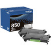 Brother Genuine High-Yield Black Toner Cartridge Twin Pack TN850 2PK