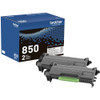 Brother Genuine High-Yield Black Toner Cartridge Twin Pack TN850 2PK