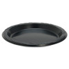 Genuine Joe Round Plastic Black Plates 10429