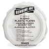Genuine Joe 3-section Plastic Plates 10425CT