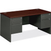 HON 38000 Series Double Pedestal Desk - 4-Drawer 38155NS