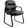 HON Pillow-Soft Guest Chair, Leather 2093SR11T