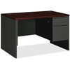 HON 38000 Series Single Pedestal Desk - 2-Drawer 38251NS