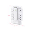 CyberPower CSB600WS Essential 6 - Outlet Surge Protector with 900 J Surge Suppression