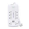 CyberPower CSP806U Professional 8 - Outlet Surge Protector with 3000 J Surge Suppression
