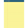 Business Source 8-1/2x11 Premium Writing Pad, 12/Dozen, Tear Proof, Yellow