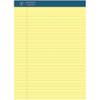 Business Source 8-1/2x11 Premium Writing Pad, 12/Dozen, Tear Proof, Yellow