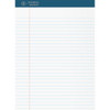 Business Source 8-1/2x11 Premium Writing Pad, 12/Dozen, Tear Proof, White