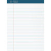 Business Source 8-1/2x11 Premium Writing Pad, 12/Dozen, Tear Proof, White