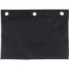 Business Source Binder Pencil Pouch, 3-Hole-Punch, Black