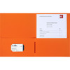 Business Source Letter Portfolio, Orange, 25/box