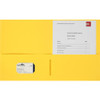 Business Source Letter Portfolio, Yellow, 25/box