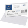 Business Source Ruled White Index Cards, White, 500/box