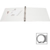 Business Source Basic Round Ring Binder, White, 4/pack, Letter Size, 0.5" Business Source Basic Round Ring Binder, White, 4/pack, Letter Size, 0.5"