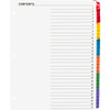 Business Source Table of Content Quick Index Dividers BSN21907