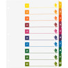 Business Source Color-coded Table of Contents/Tabs Index Dividers BSN21910