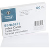 Business Source Ruled White Index Cards BSN65261