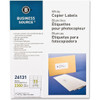 Business Source Bright White Copier Labels BSN26131