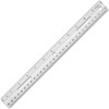 Business Source 12" Plastic Ruler BSN32365