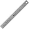 Business Source Nonskid Stainless Steel Ruler BSN32361