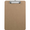 Business Source Flat Clip Hardboard Clipboard BSN16508