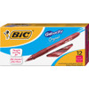 BIC Gel Retractable Pens BICRLC11RD