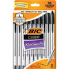 BIC Cristal Ballpoint Stick Pens BICMSP10BK
