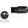 Verbatim 16GB Ergo USB Flash Drive - Black VER70875