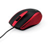 Verbatim Corded Notebook Optical Mouse - Red VER99742