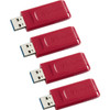 Verbatim 16GB Store 'n' Go USB Flash Drive - 4-pack - Red VER96317CT