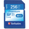 Verbatim 256GB Premium SDXC Memory Card, UHS-I V10 U1 Class 10 VER99828