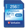 Verbatim 256GB Premium SDXC Memory Card, UHS-I V10 U1 Class 10 VER99828