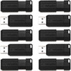 Verbatim 32GB PinStripe USB Flash Drive - Business 10pk - Black VER70062