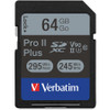 Verbatim Pro II Plus 64 GB SDXC VER99166