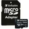 Verbatim Premium 256 GB Class 10/UHS-I (U1) microSDXC - 1 Pack VER70364