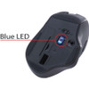 Verbatim Silent Ergonomic Wireless Blue LED Mouse - Dark Teal VER70244