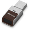 64GB Fingerprint Secure USB 3.0 Flash Drive with AES 256 Hardware Encryption - Silver VER70368