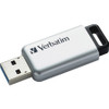 Verbatim 32GB Store 'n' Go Secure Pro USB 3.0 Flash Drive with AES 256 Hardware Encryption - Silver VER98665