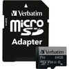 Verbatim 64GB Pro 600X microSDXC Memory Card with Adapter, UHS-I U3 Class 10 VER47042