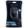 Verbatim Wireless Notebook Multi-Trac Blue LED Mouse - Black VER97992