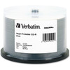 Verbatim CD-R 700MB 52X DataLifePlus White Inkjet Printable - 50pk Spindle VER94904