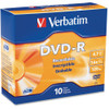 Verbatim AZO DVD-R 4.7GB 16X with Branded Surface - 10pk Slim Case VER95099