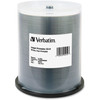 Verbatim CD-R 700MB 52X White Inkjet Printable, Hub Printable - 100pk Spindle VER95252