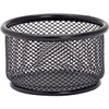 Lorell Black Mesh/Wire Paper Clip Holder LLR84150